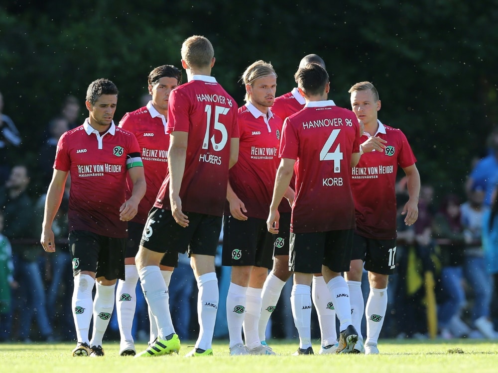 Hannover 96 gewann sein zweites Testspiel mit 5:2 (Photo by FIRO/FIRO/SID/)