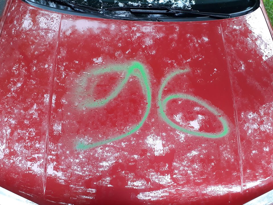 Vandalismus Kirchrode 96 Auto