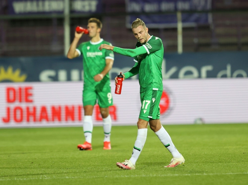 Hannover 96 kommt nicht über ein 0:0 hinaus (Photo by FIRO/FIRO/SID/)