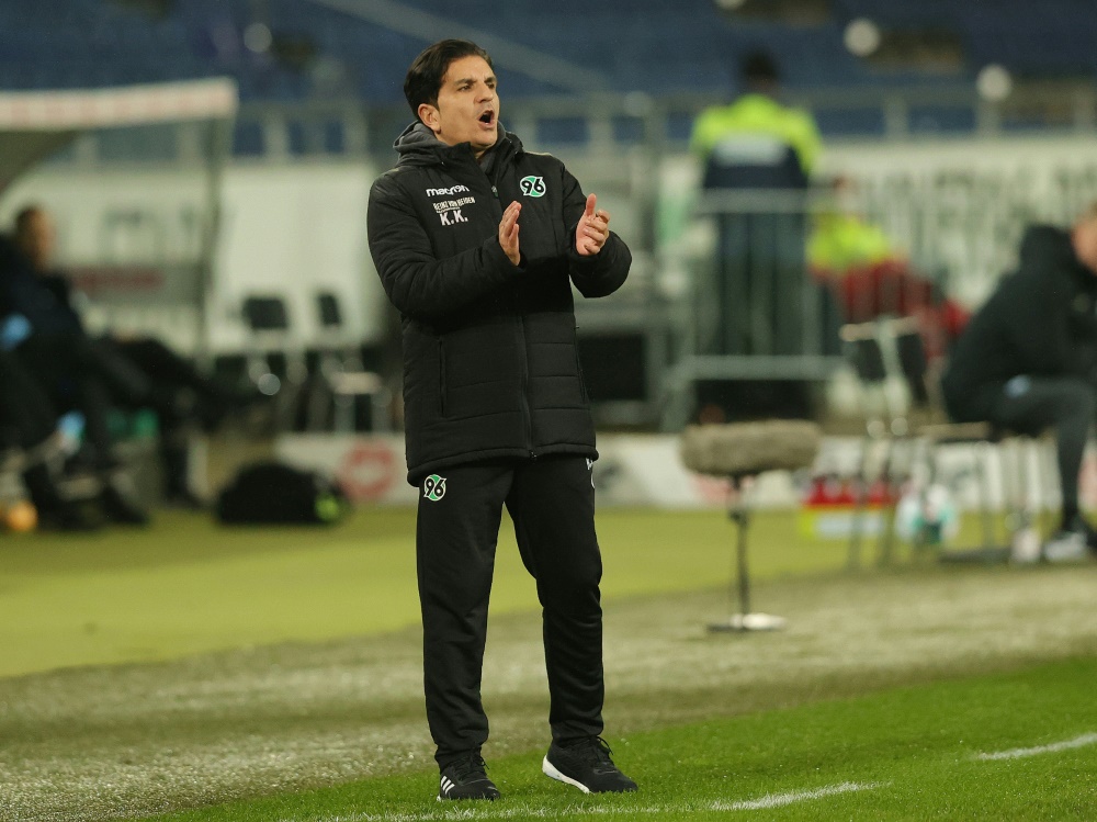 Trainer Kenan Kocak erhält Jobgarantie bis Saisonende (Photo by FIRO/FIRO/SID/)